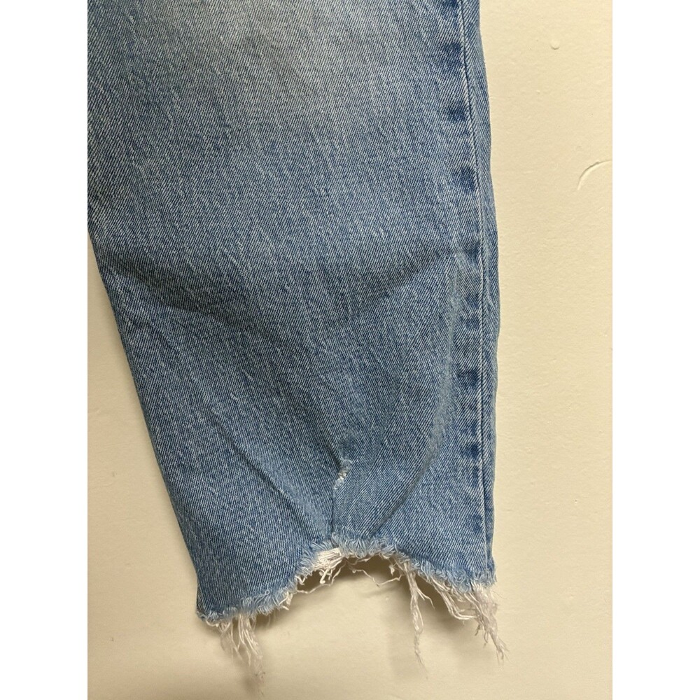 Abercrombie & Fitch Ultra High Rise Kick Flare Jean 29/8s Distressed Light Wash - Picture 3 of 14